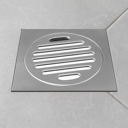 110x110mm Chrome Floor Waste