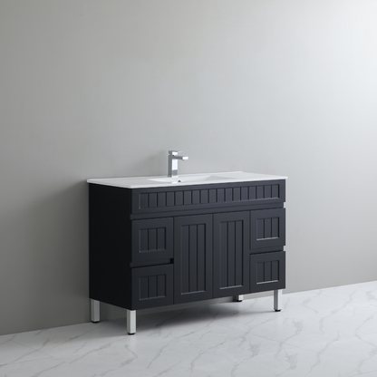 Ceto ACACIA 1200*460*860mm free standing Matte Black Vanity