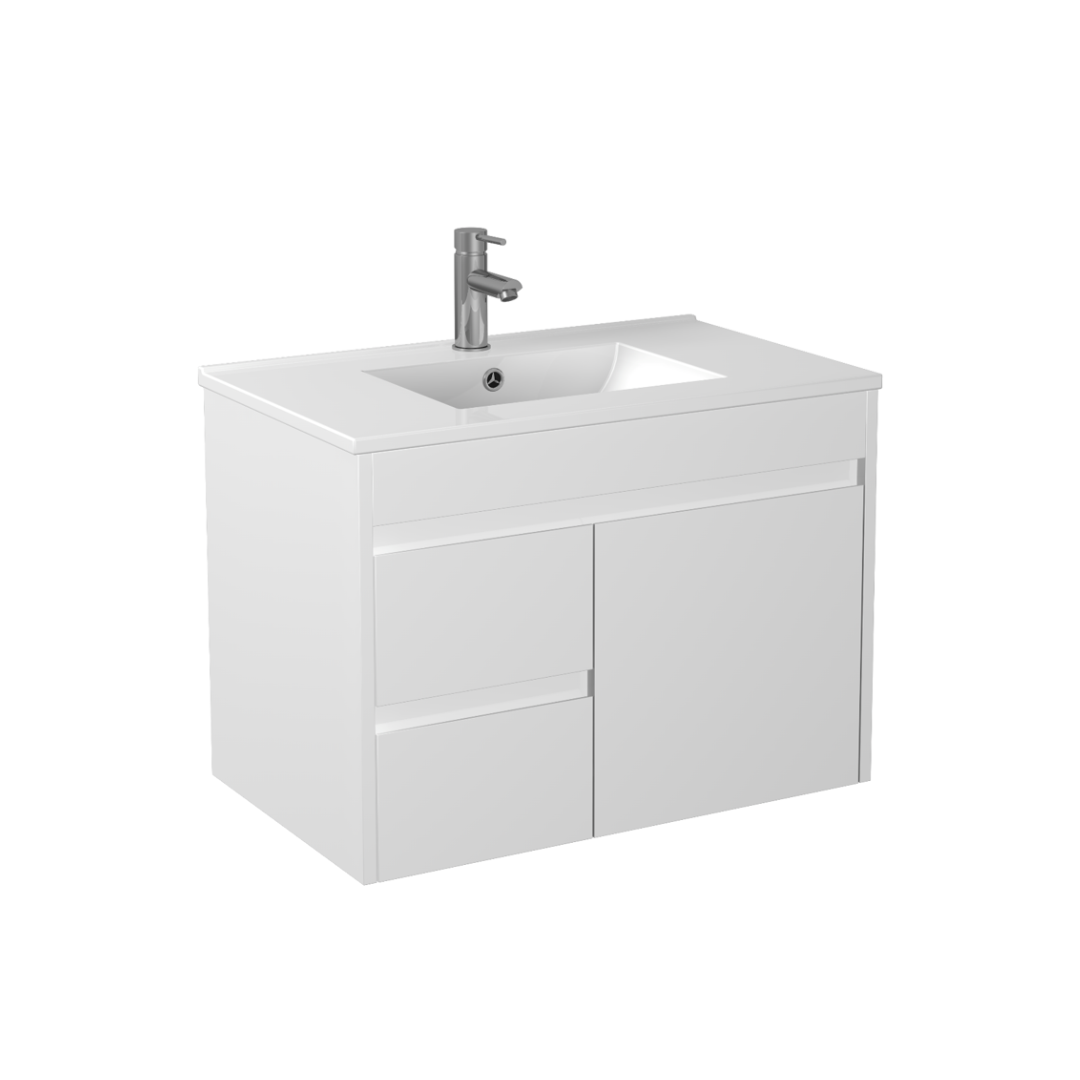 Polar PVC Slim Vanity 750*370*545mm