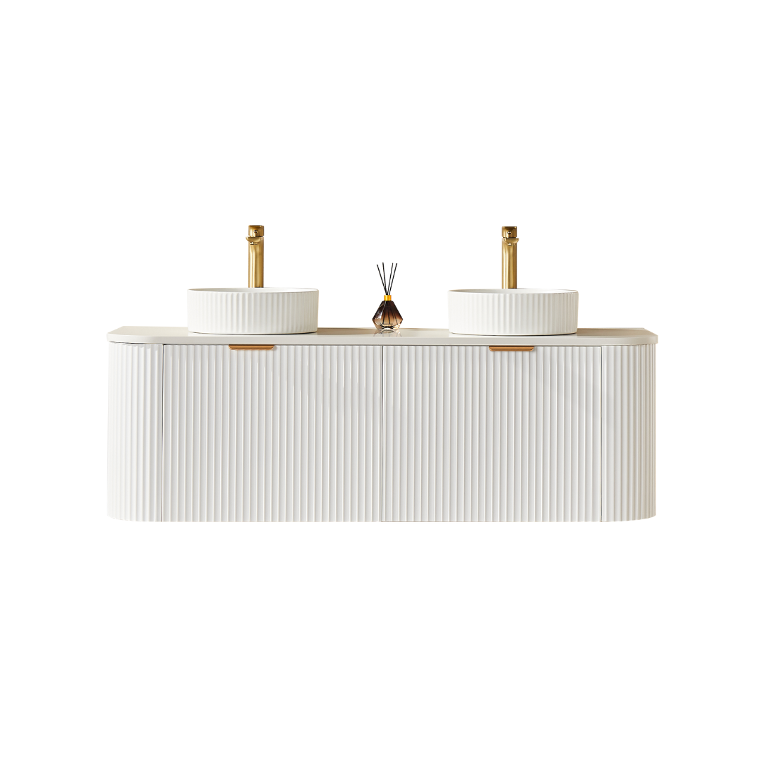 Siora Wall-Mounted  PVC Cabinet 1790*493*470mm Matte White