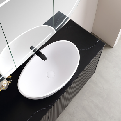 Flux Solid Surface Soaking Tub 600*370*190mm