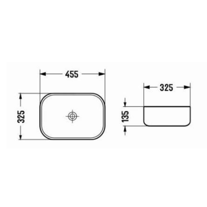 Above Counter Basin 465*335*135mm