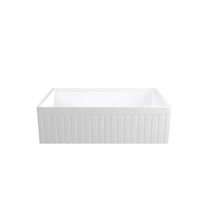 838*510*251mm Greenwich Fireclay farmhouse sinks FCSW835/FCSW835D-GW