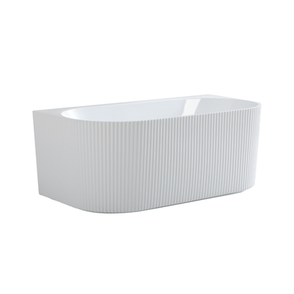 Rochelle Oval  Back to Wall Bathtub 1500x750x580mm