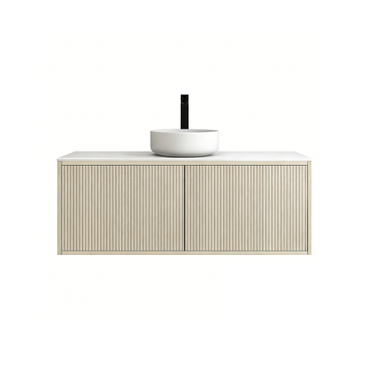 Bellevue Slim Wall-Mounted  Vanity 1190*386*380mm Coastal Oak
