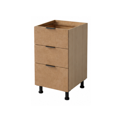 Kitchen Floor Cabinet 3 Drawer Kitchen Cupboard 400-700mm