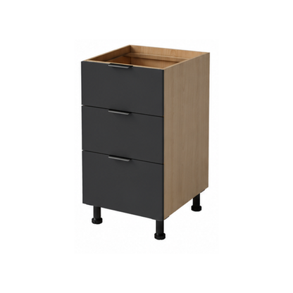 Kitchen Floor Cabinet 3 Drawer Kitchen Cupboard 400-700mm
