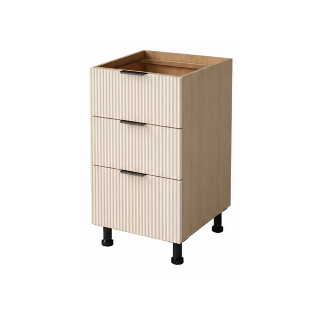 Kitchen Floor Cabinet 3 Drawer Kitchen Cupboard 400-700mm