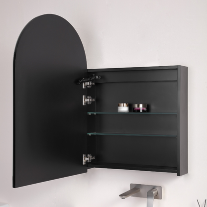LED PVC Shaving Cabinet – Moisture-Resistant Bathroom Storage 600*900*155mm