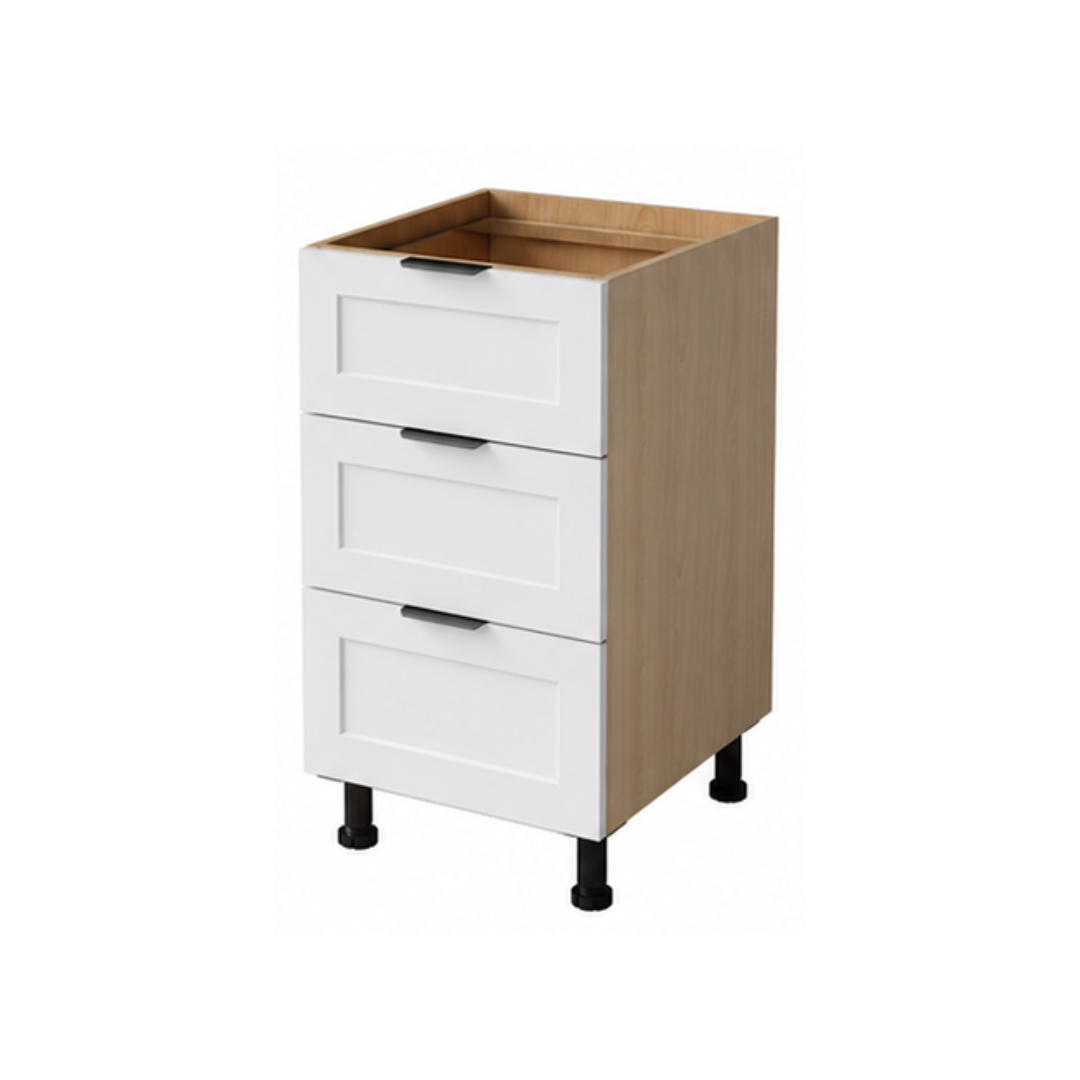Kitchen Floor Cabinet 3 Drawer Kitchen Cupboard 400-700mm