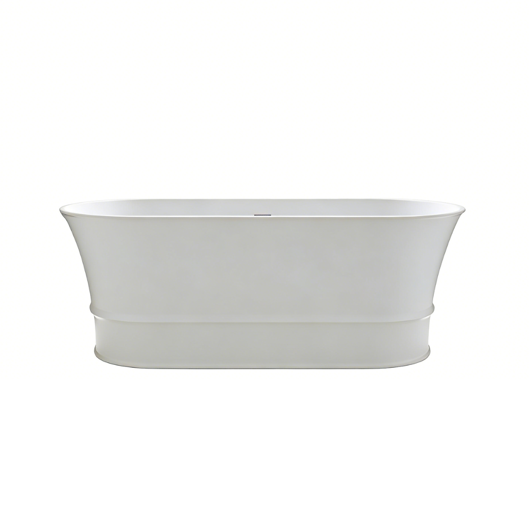 Belmont Oval Solid Surface Stone Freestanding Bathtub 1500/1700mm