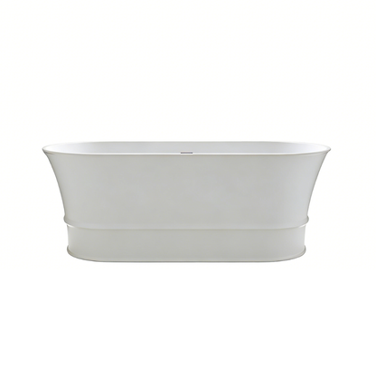Belmont Oval Solid Surface Stone Freestanding Bathtub 1500/1700mm