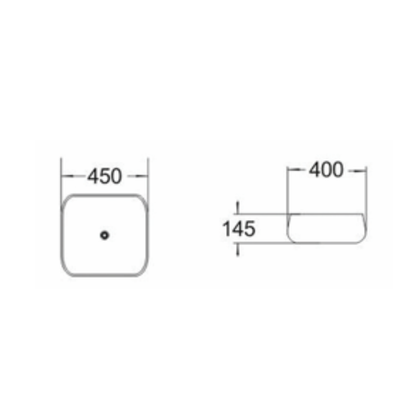 Marble Basin 450*400*145mm