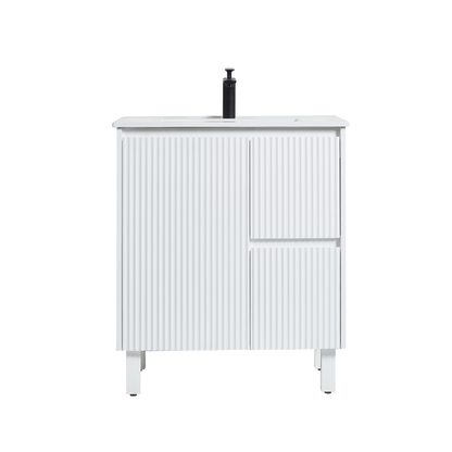 Brighton Floor Vanity 750*460*860mm Matte White