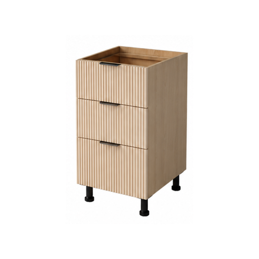 Kitchen Floor Cabinet 3 Drawer Kitchen Cupboard 400-700mm