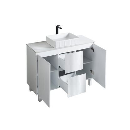 Brighton Floor Vanity 1200*460*880mm Matte White
