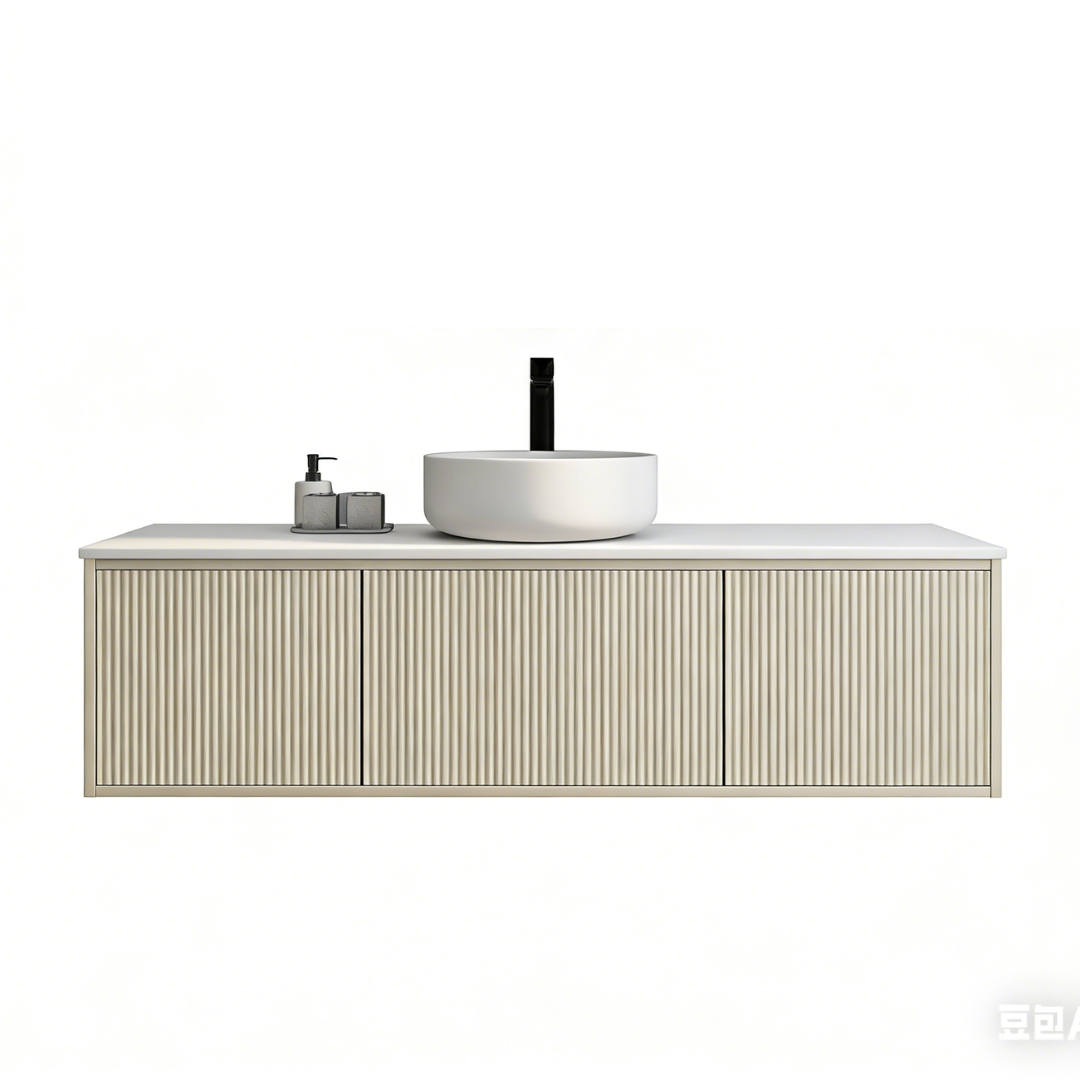 Bellevue Standard Wall Hung Vanity 1490*496*380mm Coastal Oak