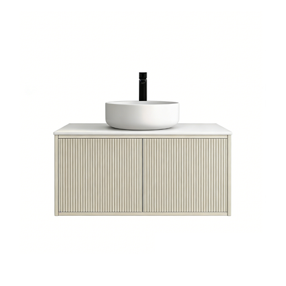 Bellevue Standard Wall-Mounted  Vanity 890*496*380mm Coastal Oak