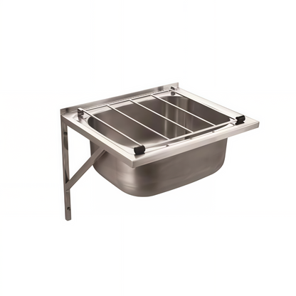 Cleaners Sink with Wall Brackets and Grate 555*455*200mm
