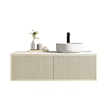 Bellevue Standard Wall-Mounted  Vanity 1190*496*380mm Coastal Oak