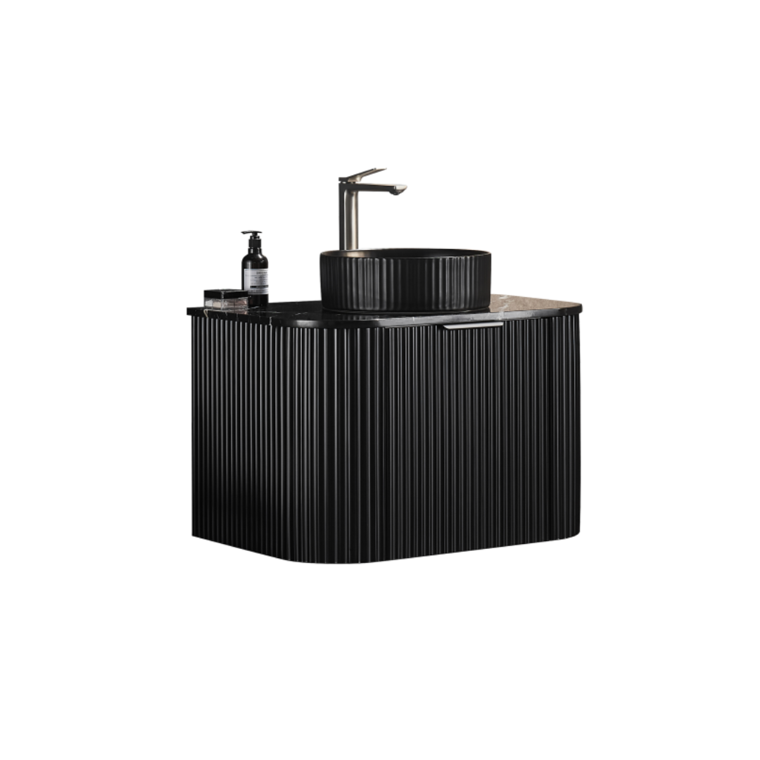 Solea Standard Wall Hung PVC Cabinet with soft closing door 600/750/900mm