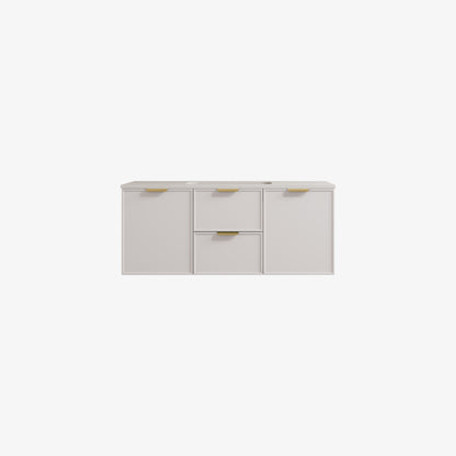 CETO Miami Wall Hung PVC Vanity with U shape soft closing drawers 600/750/900/1200SD/1500SD