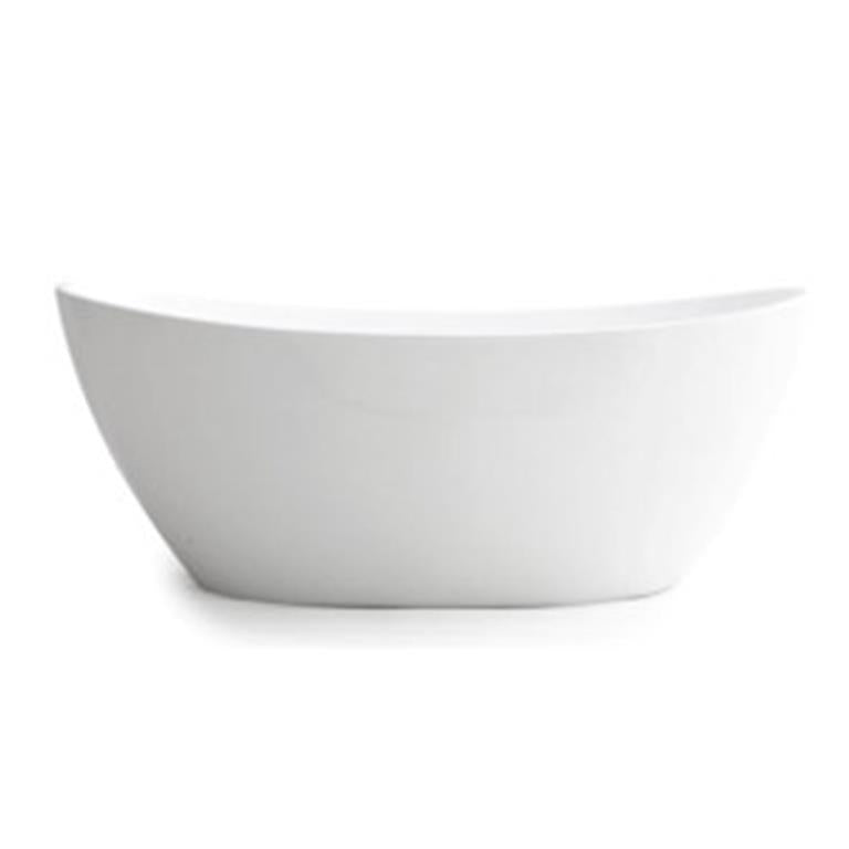 1500*750*690mm Matte White Freestanding Bathtub