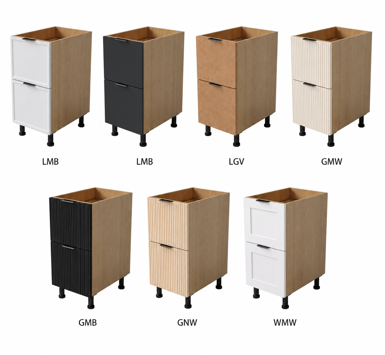 2-Drawer Kitchen Cabinet - Only Drawer