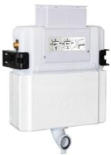 Frameless low height In-wall Cistern