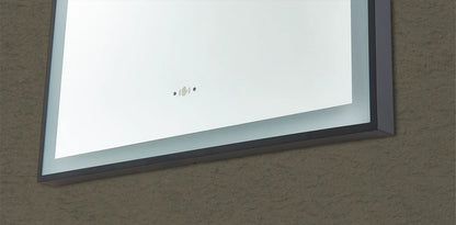 Aura Iron Arch Framed LED Mirror – Front & Backlit Smart touch free controls 600*900mm LFMAR6090-MB/BG/BN/GM