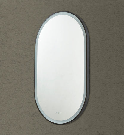 Ovian Iron Framed LED Mirror Electroplated 600*1000mm LFMOV60100-MB/BG/BN/GN