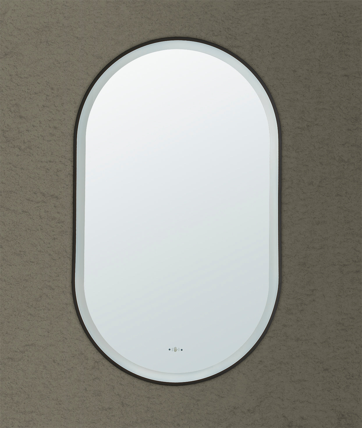 Ovian Iron Framed LED Mirror Electroplated 600*1000mm LFMOV60100-MB/BG/BN/GN