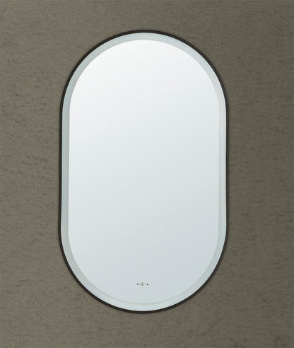 Ovian Iron Framed LED Mirror Electroplated 600*1000mm LFMOV60100-MB/BG/BN/GN