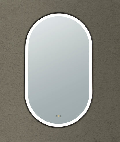 Ovian Iron Framed LED Mirror Electroplated 450*900mm LFMOV4590-MB/BG/BN/GN