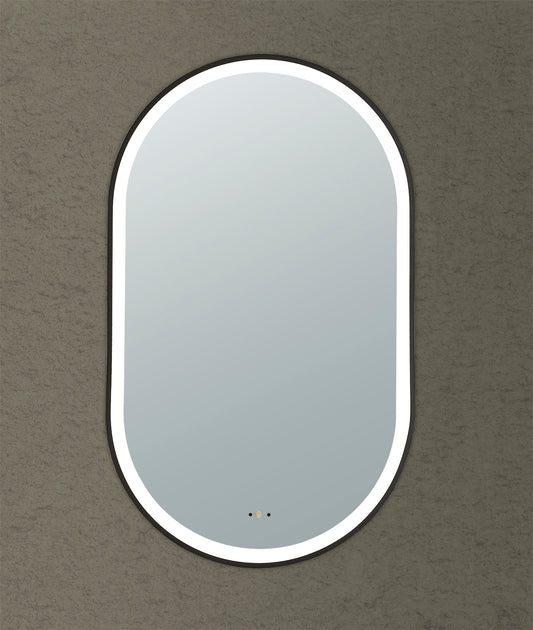 Ovian Iron Framed LED Mirror Electroplated 450*900mm LFMOV4590-MB/BG/BN/GN
