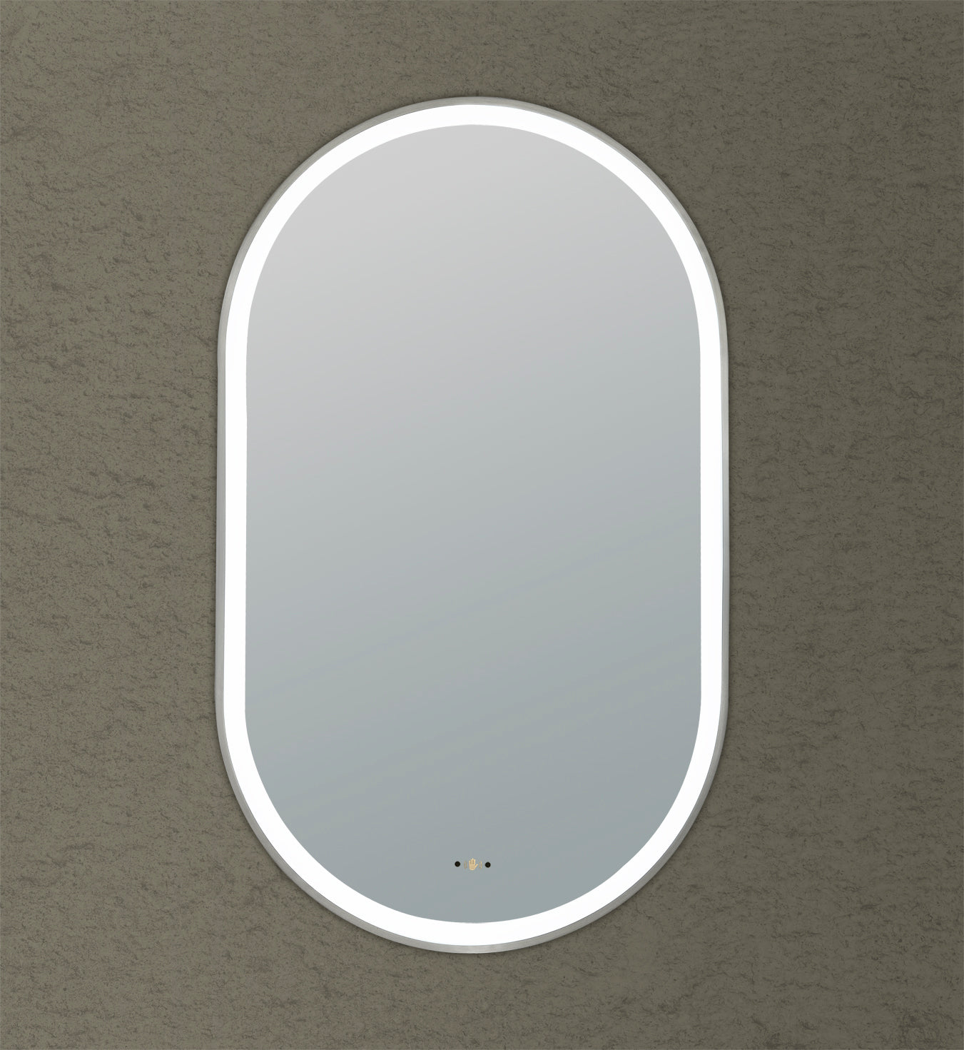 Ovian Iron Framed LED Mirror Electroplated 450*900mm LFMOV4590-MB/BG/BN/GN