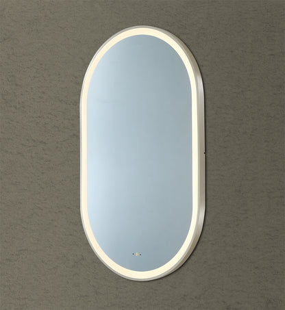 Ovian Iron Framed LED Mirror Electroplated 450*900mm LFMOV4590-MB/BG/BN/GN