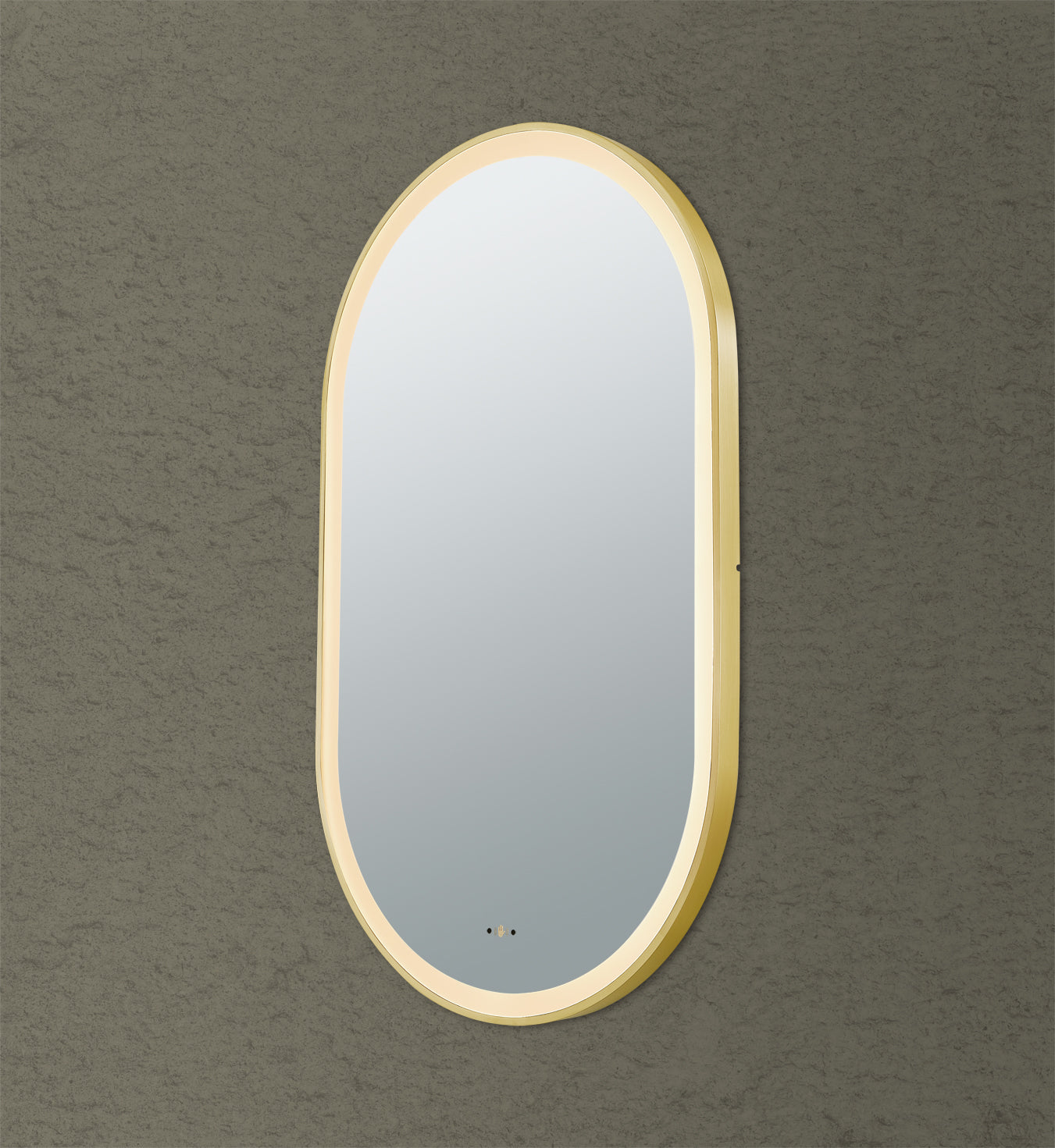 Ovian Iron Framed LED Mirror Electroplated 450*900mm LFMOV4590-MB/BG/BN/GN