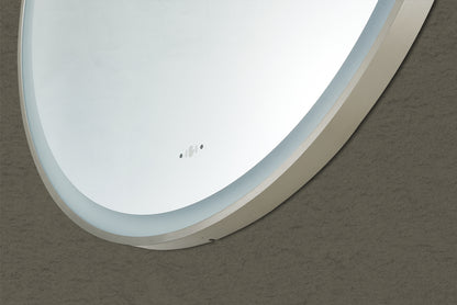 Luna Iron Framed LED Mirror LFM600/800/900R-BN
