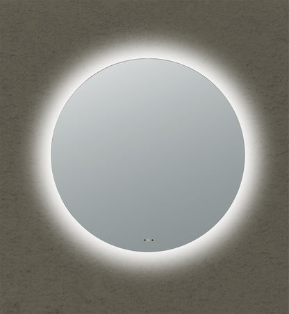 Round BACK Lit LED Mirror, Multiple Sizes Available