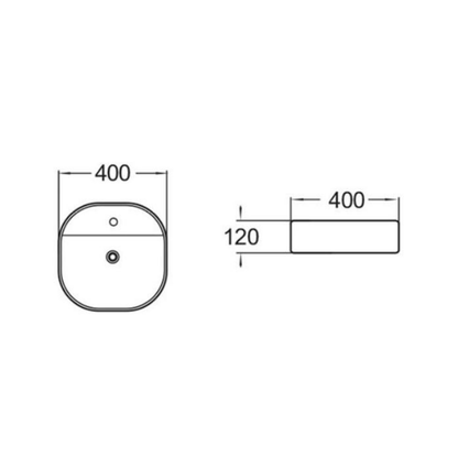 Above Counter Basin 400/500mm
