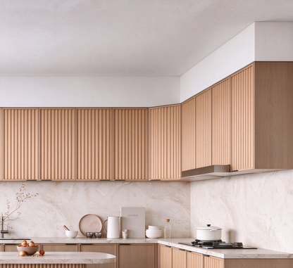 700mm/Hight Kitchen Overhead Wall Cabinet Cupboard Multi-Units Combination Natural Wood Color