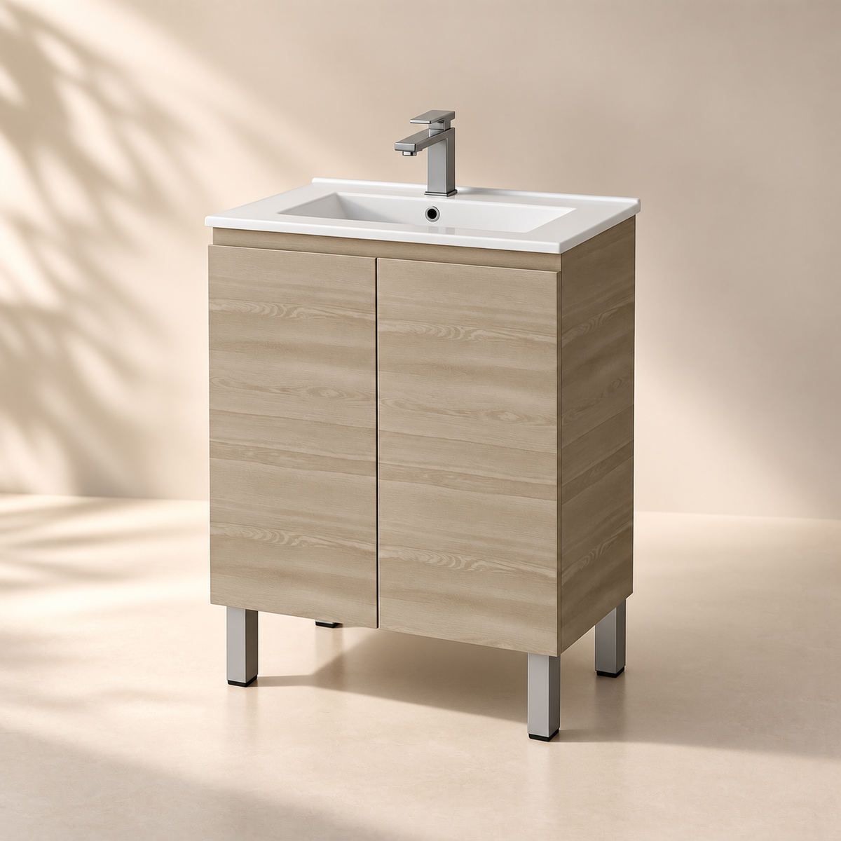 Slim Freestanding Vanity with Legs 600*360*860mm (Luxern)