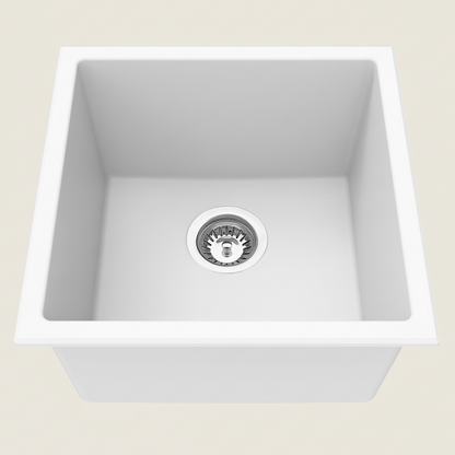 Quartz Undermount Kitchen Sink 432*432*246mm