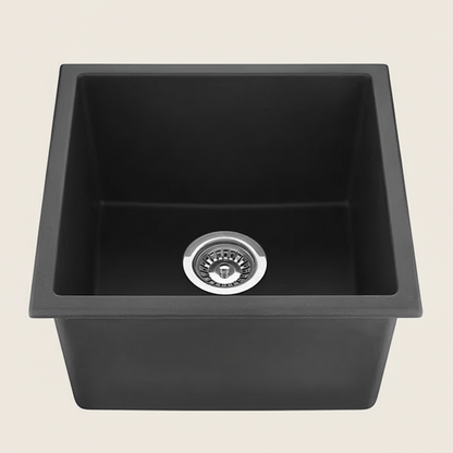 Quartz Undermount Kitchen Sink 381*457*220mm
