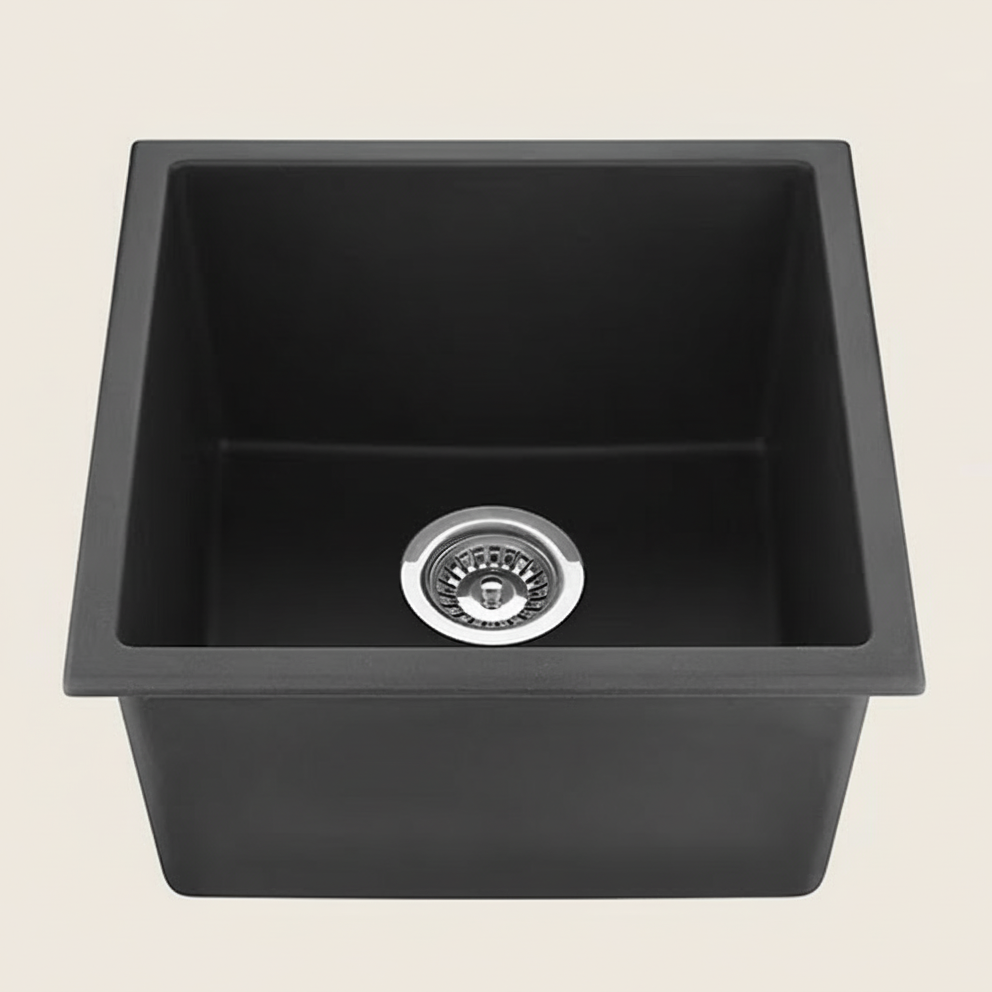 Quartz Undermount Kitchen Sink 381*457*220mm