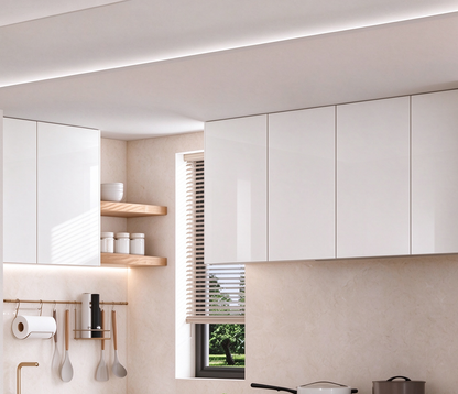 Kitchen Overhead Wall Cabinet Cupboard 700mm Hight Unit Combination Pure Color