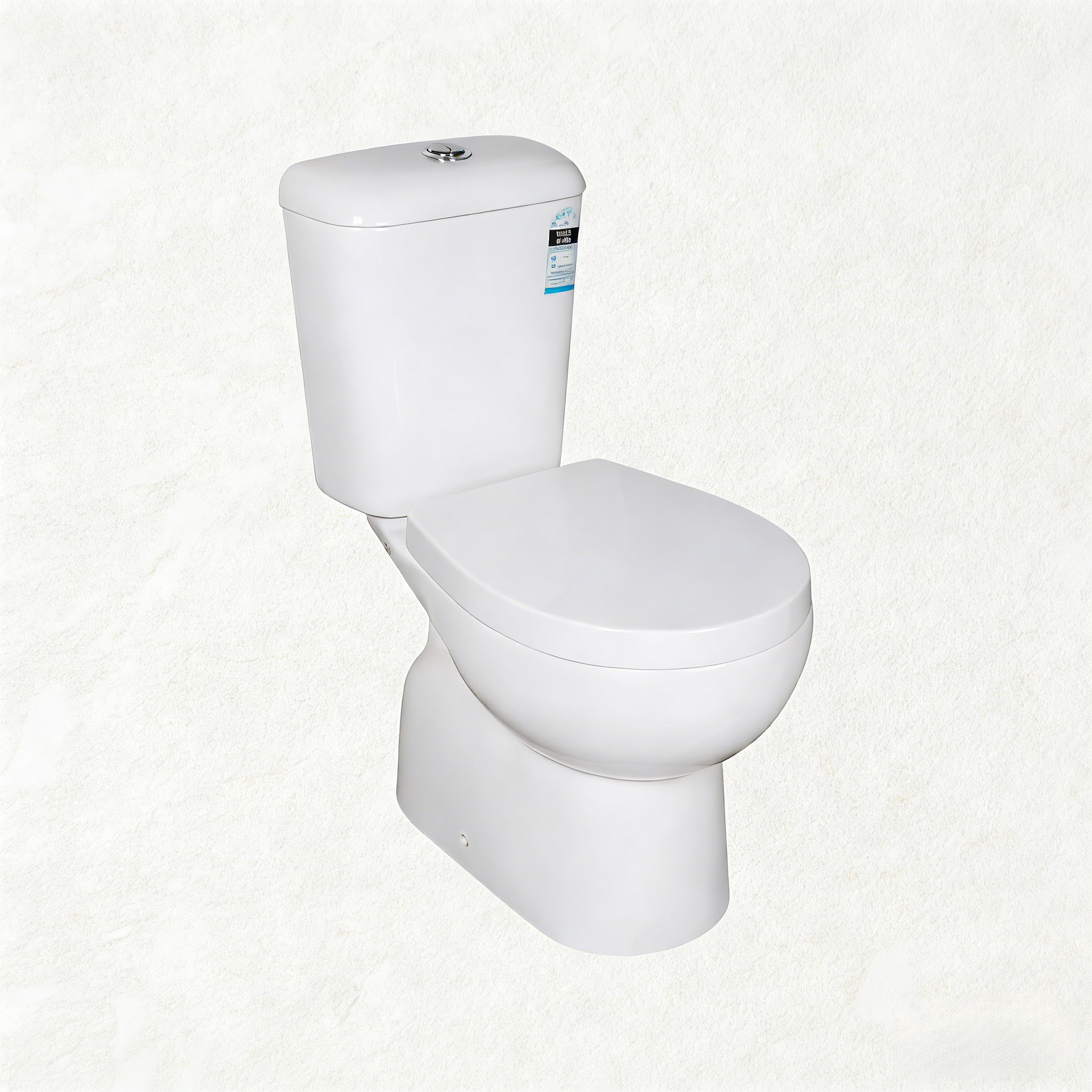 Zion Closed Couple Toilet Suite Dual Flush 630*350*805mm Trap Included