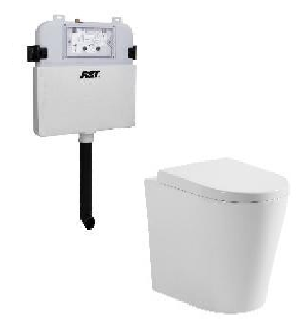 Flux R&T inwall Floor Toilet Suite