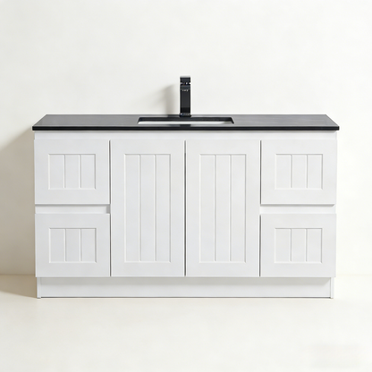 Acacia Wall-Mounted Vanity 1200*450*560mm Matte White